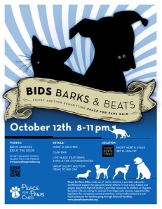 Bids Barks & Beats Fundraiser